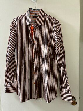 Shirt. NEW. Sz Large. SERICA - Made in Italy 100% cotton.